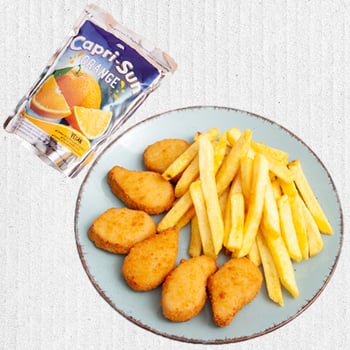 Kinder Menü vegane Nuggets Kinder Menü vegane Nuggets