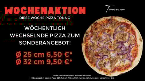 32 Pizza Tonno Wochenangebot