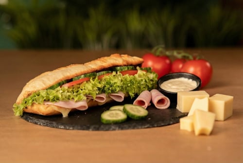 Schinken Baguette Schinken Baguette