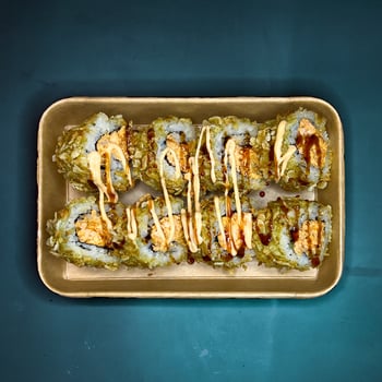 Rice Flakes Crispy Sake Tatar