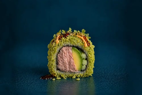 Rice Flakes Crispy Tuna Roll Rice Flakes Crispy Tuna Roll