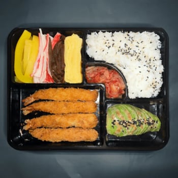 Bento mit Ebi Fry Bento mit Ebi Fry