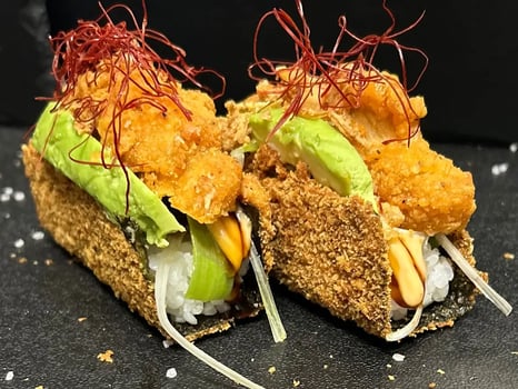 Mini Sushi Taco Karaage (2 Stück) Mini Sushi Taco Karaage (2 Stück)