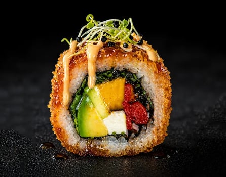 Spicy Crispy Veggie Roll Spicy Crispy Veggie Roll