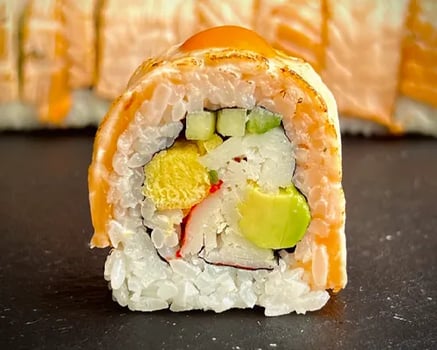 Aburi Salmon Roll