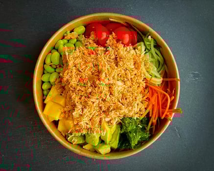 Tachibana Bowl mit gegrilltem Chili-Lachstatar