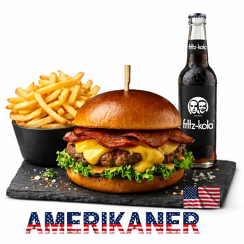 Grill mir den Amerikaner Menü