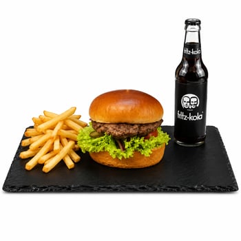 Grill mir den Hamburger Menü