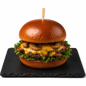 Grill mir den Champignon Burger Grill mir den Champignon Burger