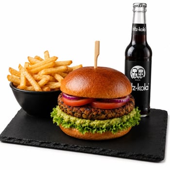 Grill mir das vegane Beef  Menü