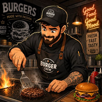 Grill mir den Chef Burger