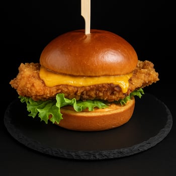 Grill mir den Crispy Chicken Burger Grill mir den Crispy Chicken Burger