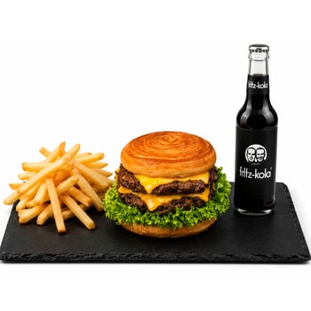 Dop. Croissant Cheeseburger Menü
