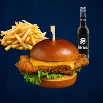 Grill mir den Crispy Chicken Burger MENÜ Grill mir den Crispy Chicken Burger MENÜ