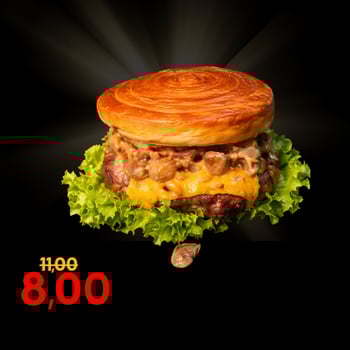 Croissant Champignon Burger