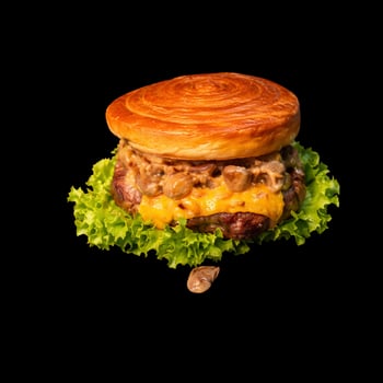 Croissant Champignon Burger