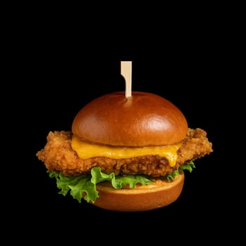 Grill mir den Crispy Chicken Burger Grill mir den Crispy Chicken Burger