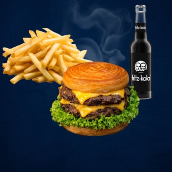 Dop. Croissant Cheeseburger Menü