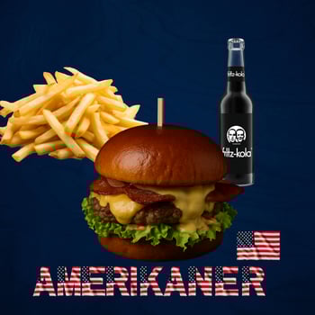 Grill mir den Amerikaner Menü
