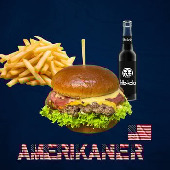 Grill mir den Amerikaner Menü