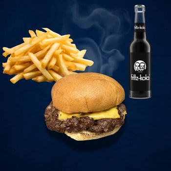 Smash mir den Cheeseburger Menü