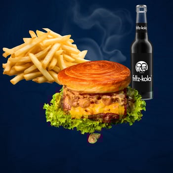 Croissant Champignon Burger Menü