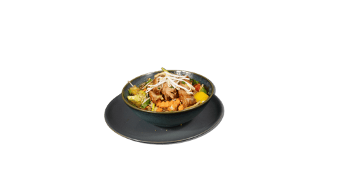 Chop Suey mit frittierter Ente