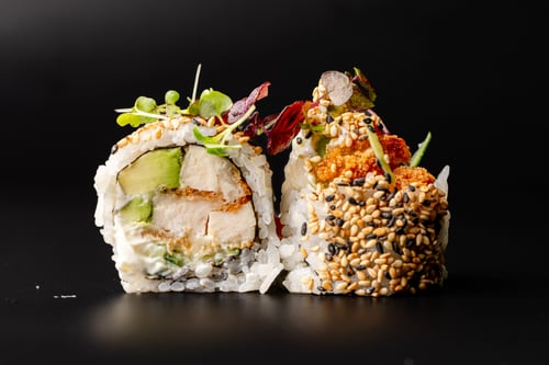 Chicken teriyaki Cream cheese Roll