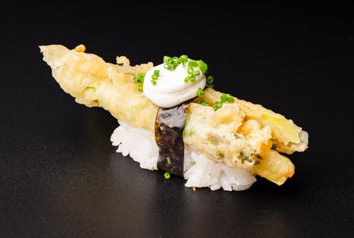 Cheese Tempura Spargel Nigiri