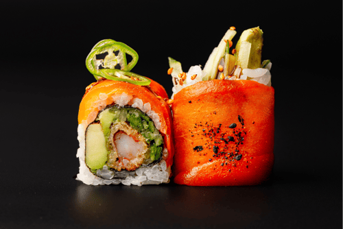 Grilled Paprika Gamba Roll
