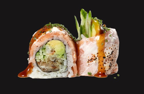 Dragon Salmon Roll ( Neu) 8 Stück Dragon Salmon Roll ( Neu) 8 Stück