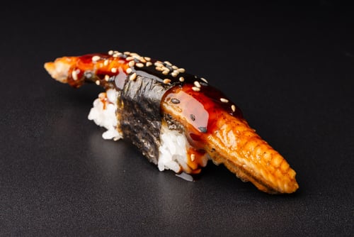 Flamed Unagi Nigiri