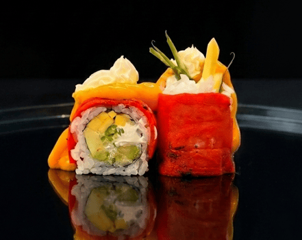 Creamy Mango Spargel Roll