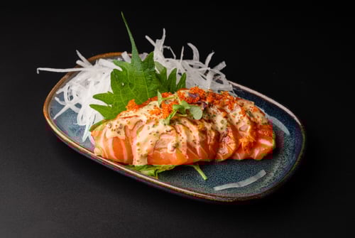 Creamy Salmon Tataki