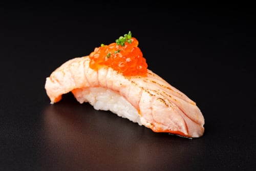 Flamed Salmon Ikura Nigiri