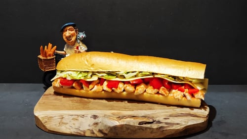 22 Croque Hähnchenbrust