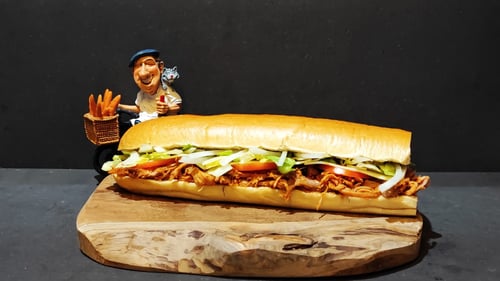24 Croque Pulled Pork