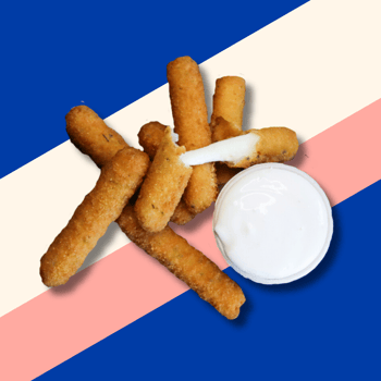 Knusprige Mozzarella Sticks