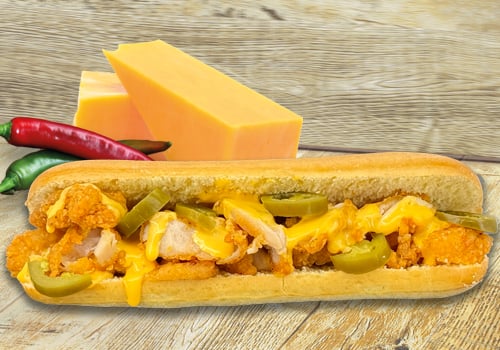 Hot Chicken Cheesesteak Hot Chicken Cheesesteak