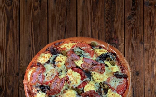 Pizza Steak, Cheese & Bacon Party