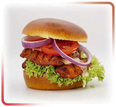 Roasted Chicken Burger Roasted Chicken Burger