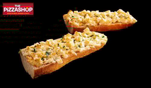 Knoblauch Baguette Hirtenkäse