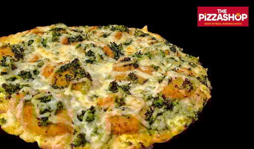 Schnitzel-Hollandaise-Pizza