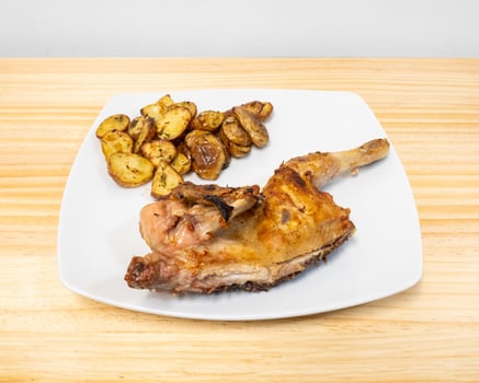 Half chicken with 1 side