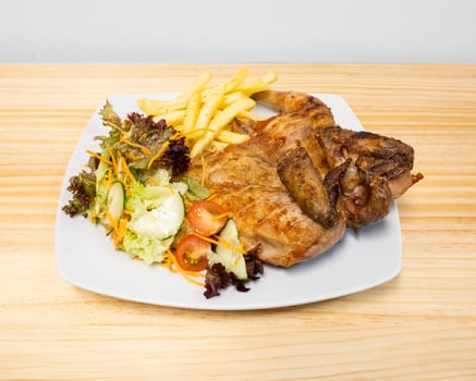 Whole chicken with 2 sides