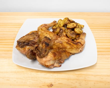 Whole chicken with 1 side Whole chicken with 1 side