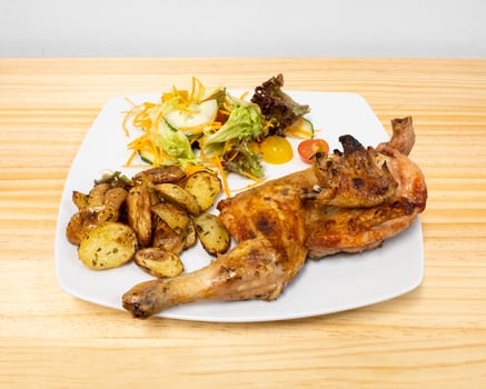 Half Chicken with 2 sides