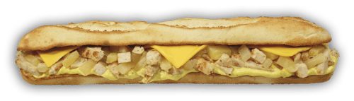 Curry Huhn Baguette Curry Huhn Baguette