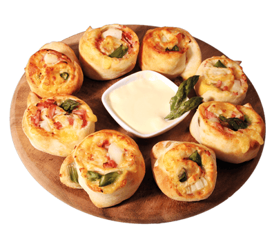 Pizzabrötchen Baukasten