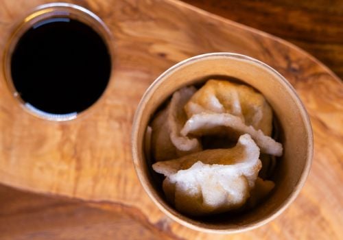 (4) Vegan Dumplings (4) Vegan Dumplings